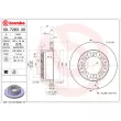 Jeu de 2 disques de frein arrière BREMBO 09.7263.30 - Visuel 2
