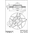 Jeu de 2 disques de frein avant BREMBO 09.7292.77 - Visuel 2
