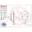Jeu de 2 disques de frein avant BREMBO 09.7314.14 - Visuel 2