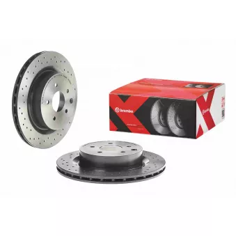 Jeu de 2 disques de frein arrière BREMBO 09.7356.2X