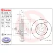 Jeu de 2 disques de frein avant BREMBO 09.7376.11 - Visuel 2