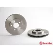 Jeu de 2 disques de frein avant BREMBO 09.7376.14 - Visuel 1