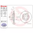 Jeu de 2 disques de frein avant BREMBO 09.7395.10 - Visuel 2
