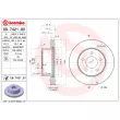 Jeu de 2 disques de frein avant BREMBO 09.7421.80 - Visuel 2
