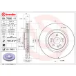 Jeu de 2 disques de frein avant BREMBO 09.7606.11 - Visuel 2