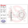 Jeu de 2 disques de frein avant BREMBO 09.7628.1X - Visuel 2