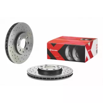 Jeu de 2 disques de frein avant BREMBO 09.7628.1X