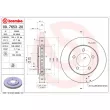 Jeu de 2 disques de frein avant BREMBO 09.7653.20 - Visuel 2