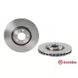 Jeu de 2 disques de frein avant BREMBO 09.7680.10 - Visuel 1