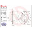Jeu de 2 disques de frein avant BREMBO 09.7701.1X - Visuel 2