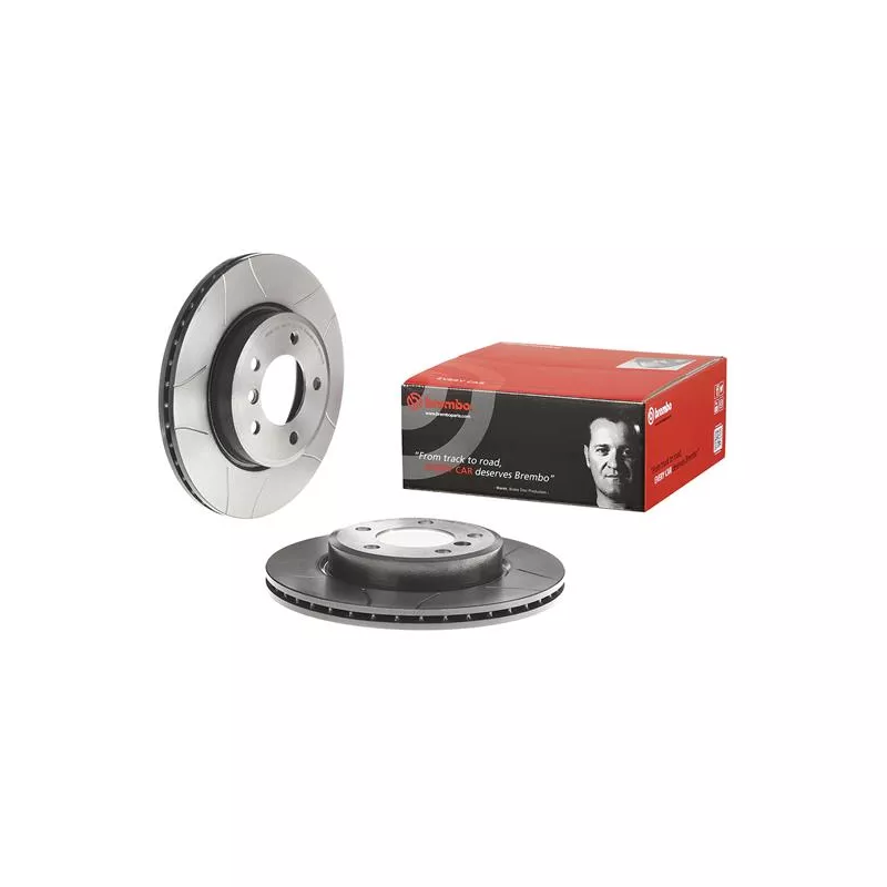 Jeu de 2 disques de frein avant BREMBO 09.7701.75