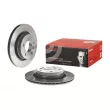 Jeu de 2 disques de frein arrière BREMBO 09.7702.11 - Visuel 1
