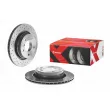 Jeu de 2 disques de frein arrière BREMBO 09.7702.1X - Visuel 1