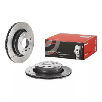 Jeu de 2 disques de frein arrière BREMBO 09.7702.75