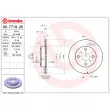 Jeu de 2 disques de frein avant BREMBO 09.7719.20 - Visuel 2