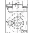 Jeu de 2 disques de frein avant BREMBO 09.7720.11 - Visuel 2