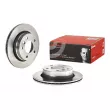 Jeu de 2 disques de frein arrière BREMBO 09.7727.10 - Visuel 1