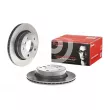 Jeu de 2 disques de frein arrière BREMBO 09.7727.11 - Visuel 1