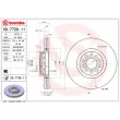 Jeu de 2 disques de frein avant BREMBO 09.7728.11 - Visuel 2