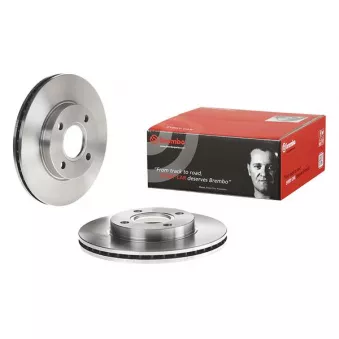 Jeu de 2 disques de frein avant BREMBO