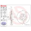 Jeu de 2 disques de frein avant BREMBO 09.7807.11 - Visuel 2