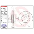 Jeu de 2 disques de frein avant BREMBO 09.7808.11 - Visuel 2
