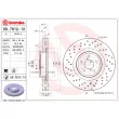 Jeu de 2 disques de frein avant BREMBO 09.7812.1X - Visuel 2