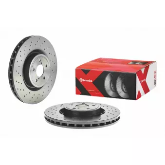 Jeu de 2 disques de frein avant BREMBO 09.7812.1X