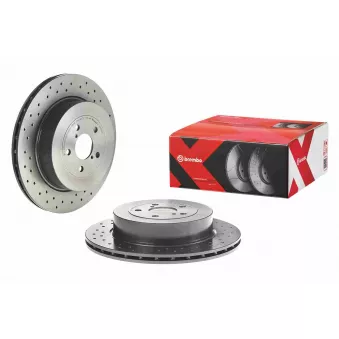 Jeu de 2 disques de frein arrière BREMBO 09.7813.1X