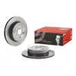 Jeu de 2 disques de frein arrière BREMBO 09.7813.21 - Visuel 1
