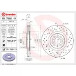 Jeu de 2 disques de frein avant BREMBO 09.7880.1X - Visuel 2