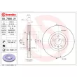 Jeu de 2 disques de frein avant BREMBO 09.7880.21 - Visuel 2