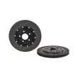 Disque de frein arrière gauche BREMBO 09.7888.33 - Visuel 2