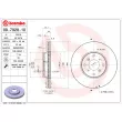 Jeu de 2 disques de frein avant BREMBO 09.7928.10 - Visuel 2