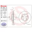Jeu de 2 disques de frein avant BREMBO 09.7932.11 - Visuel 2