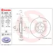 Jeu de 2 disques de frein avant BREMBO 09.8003.11 - Visuel 2