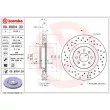 Jeu de 2 disques de frein avant BREMBO 09.8004.3X - Visuel 2