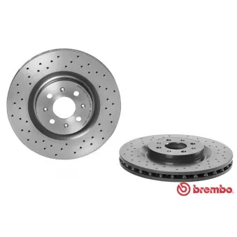 Jeu de 2 disques de frein avant BREMBO 09.8004.3X