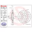 Jeu de 2 disques de frein avant BREMBO 09.8004.7X - Visuel 2