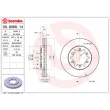 Jeu de 2 disques de frein avant BREMBO 09.8066.14 - Visuel 2