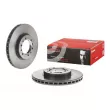 Jeu de 2 disques de frein avant BREMBO 09.8071.11 - Visuel 1