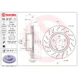 Jeu de 2 disques de frein avant BREMBO 09.8127.11 - Visuel 2