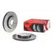 Jeu de 2 disques de frein avant BREMBO 09.8137.2X - Visuel 1