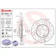 Jeu de 2 disques de frein avant BREMBO 09.8304.1X - Visuel 2