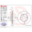 Jeu de 2 disques de frein avant BREMBO 09.8304.21 - Visuel 2