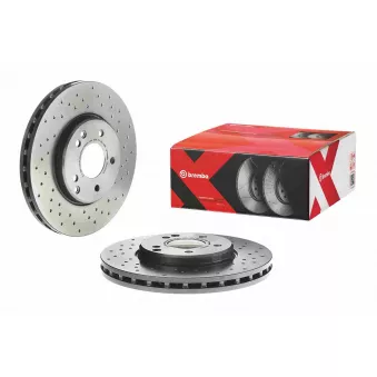 Jeu de 2 disques de frein avant BREMBO 09.8304.2X