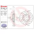 Jeu de 2 disques de frein avant BREMBO 09.8402.1X - Visuel 2
