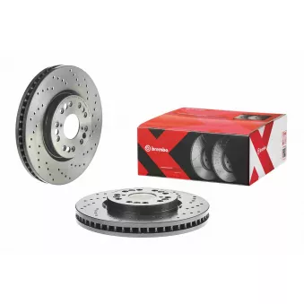 Jeu de 2 disques de frein avant BREMBO 09.8402.1X