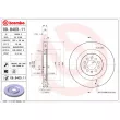 Jeu de 2 disques de frein avant BREMBO 09.8403.11 - Visuel 2