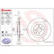 Jeu de 2 disques de frein avant BREMBO 09.8403.51 - Visuel 2